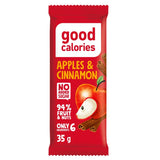 Good Calories Date Bar Apples & Cinnamon 35g,With 94% Fruits & Nuts - Pack of 20 pcs