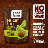 Good Calories Cocoa & Hint of Lime Delight Bites – 65g