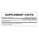 Organic Earth Maca Root Powder for Energy and Vitality Support - 227g