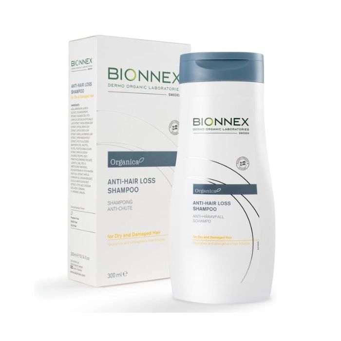 Bionnex Organica Anti-Hair Loss Shampoo for Dry & Damaged Hair, Moisturizing and Strengthening Formula - 300ml