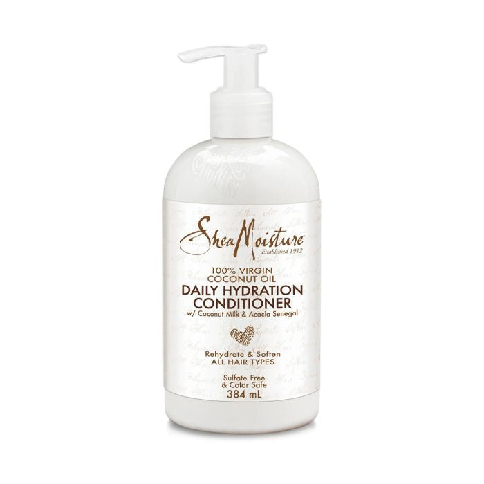 Shea Moisture 100% Virgin Coconut Oil Daily Hydration Conditioner Nourish and Detangle 384ml
