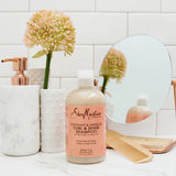 Shea Moisture Coconut and Hibiscus Curl & Shine Shampoo Sulphate Free Cleanser for Curly and Thick Hair 384ml