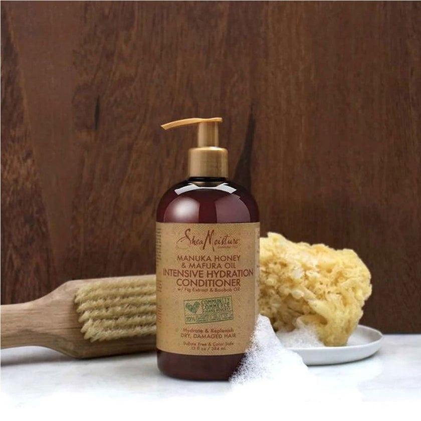 Shea Moisture Manuka Honey and Mafura Oil Conditioner Intensive Hydration and Detangling 384ml