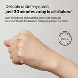 Mixsoon Collagen Hydrogel Eye Patch 84g, Hydrating, Firming, and Wrinkle-Care Patches with Peptides - 30 Pairs