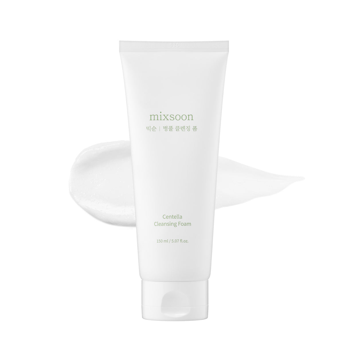 Mixsoon Centella Cleansing Foam, Low pH Gentle Cleanser with Salicylic Acid - 150ml