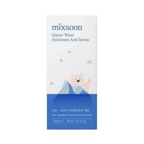 Mixsoon Glacier Water Hyaluronic Acid, Deep Hydration and Skin Barrier Strengthening Serum -30ml