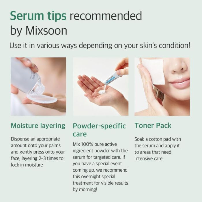 Mixsoon Glacier Water Hyaluronic Acid, Deep Hydration and Skin Barrier Strengthening Serum -30ml