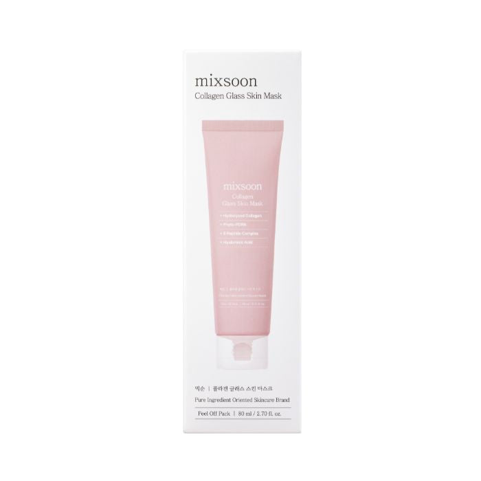 Mixsoon Collagen Glass Skin Peel-Off Mask for Hydration, Elasticity and Radiant Glow - 80ml