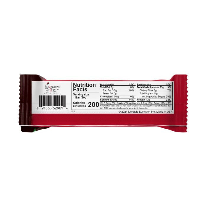 NuGo Dark Chocolate Pretzel Bar 50g, 12g Protein, Gluten Free, No Palm Oil, Pack of 12 pcs