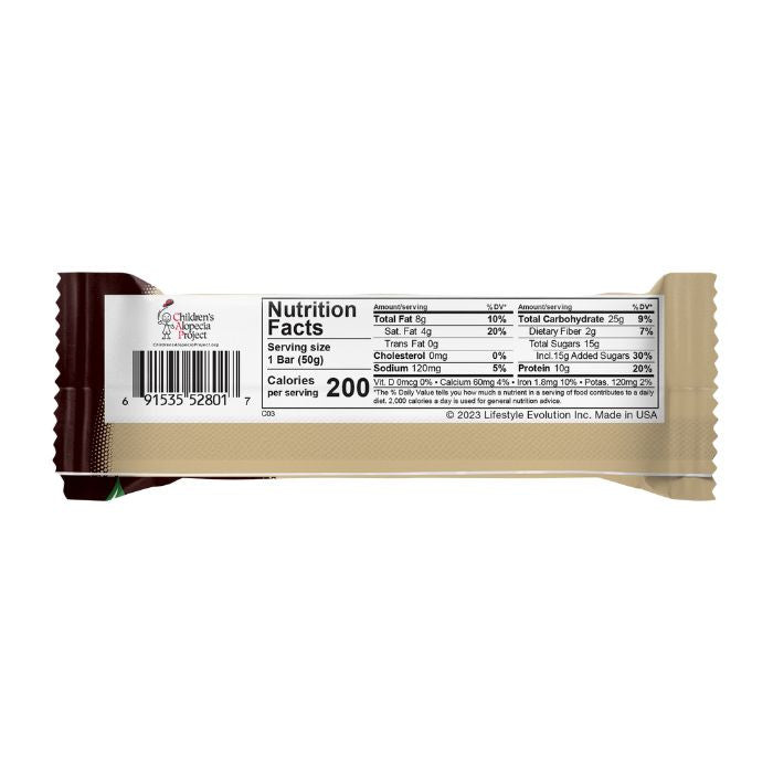NuGo Dark Chocolate Coconut Bar 50g, 10g Vegan Protein, Gluten Free, Non-GMO, Pack of 12 pcs