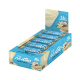 NuGo Original Vanilla Yogurt Protein Bar 50g, 11g Protein, Gluten Free Snack with Added Vitamins, Pack of 15 pcs