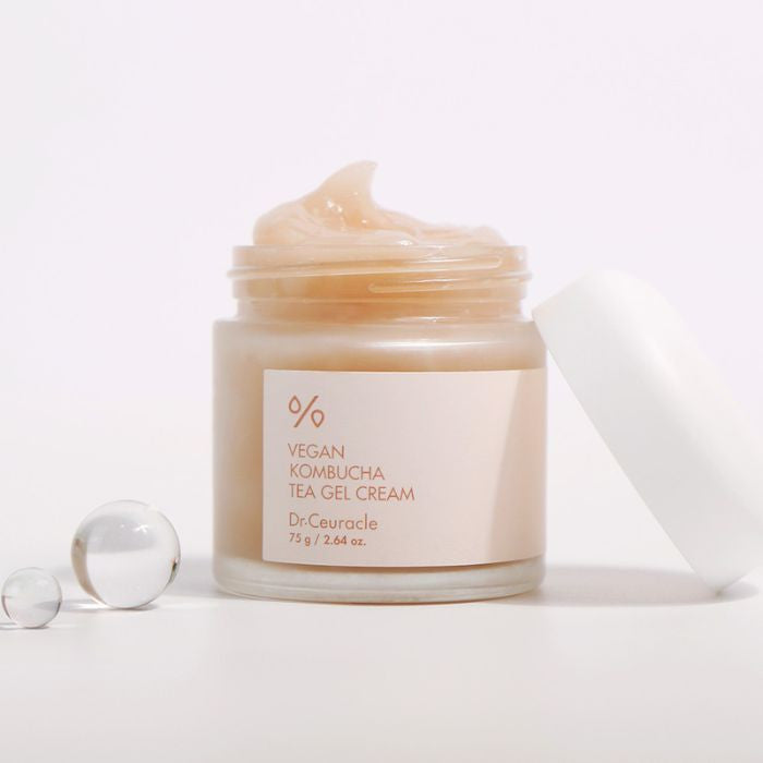 Dr. Ceuracle Vegan Kombucha Tea Gel Cream Probiotic Hydrating Detox Moisturizer 75g