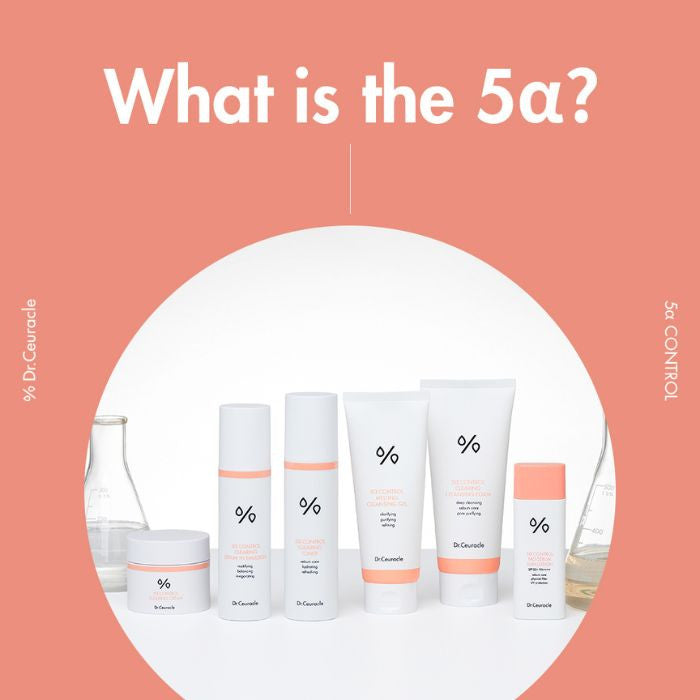 Dr. Ceuracle 5a Control Clearing Cleansing Foam, Salicylic Acid Acne Deep Cleanser - 200ml