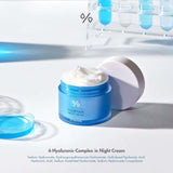 Dr. Ceuracle Hyal Reyouth Night Cream, Deep Hydration Overnight Repair Moisturizer - 60g