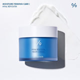 Dr. Ceuracle Hyal Reyouth Night Cream, Deep Hydration Overnight Repair Moisturizer, 60g