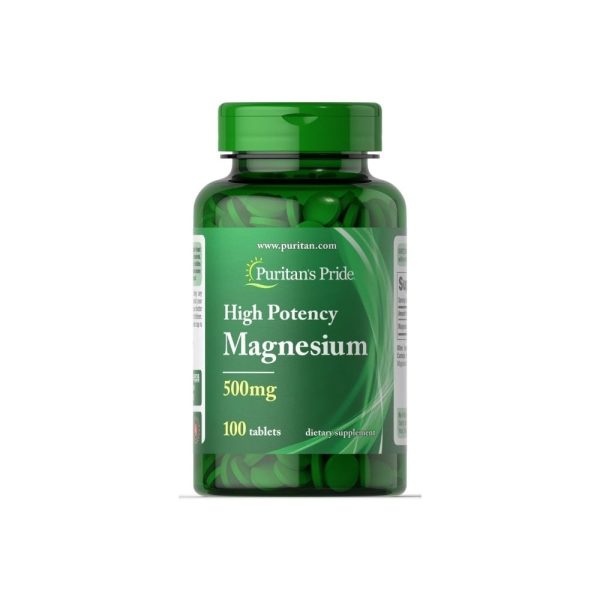 Puritan's Pride Magnesium 500 mg 100 s