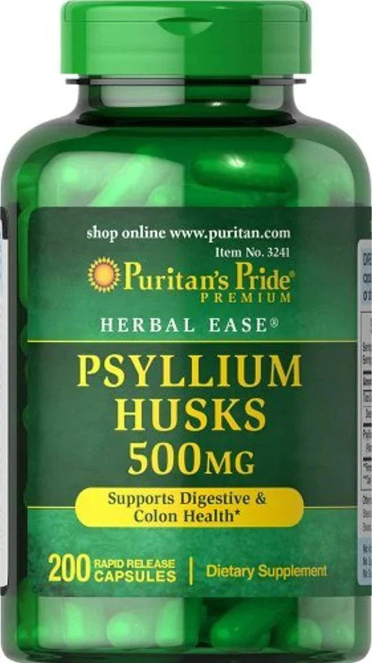 PuritanS Pride Psyllium Husks 500Mg 200S