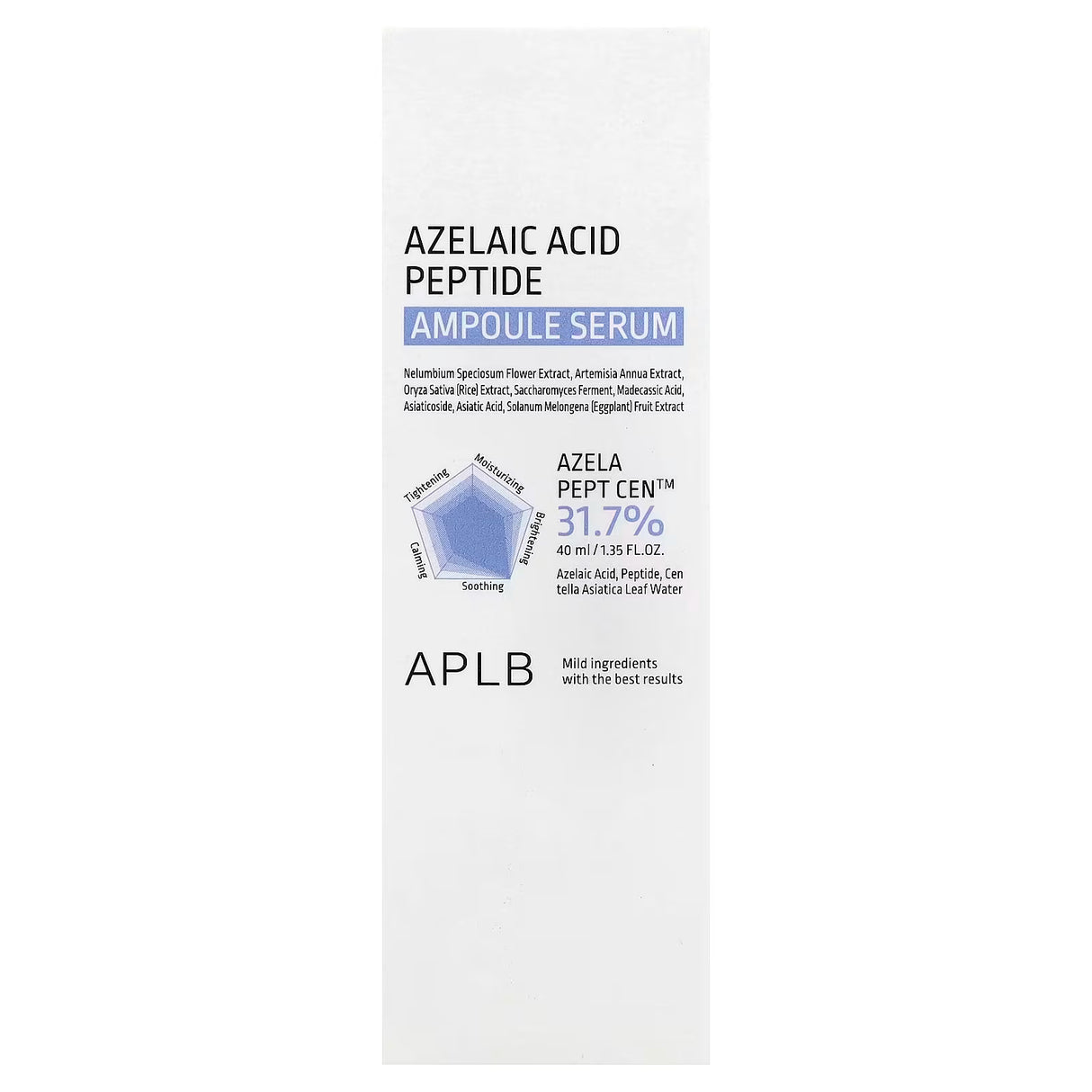 APLB, Azelaic Acid Peptide Ampoule Serum , 1.35 fl oz (40 ml)