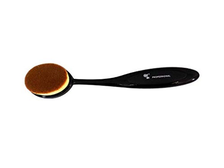 Or Bleu Curved Makeup Brush with oval head CT-690