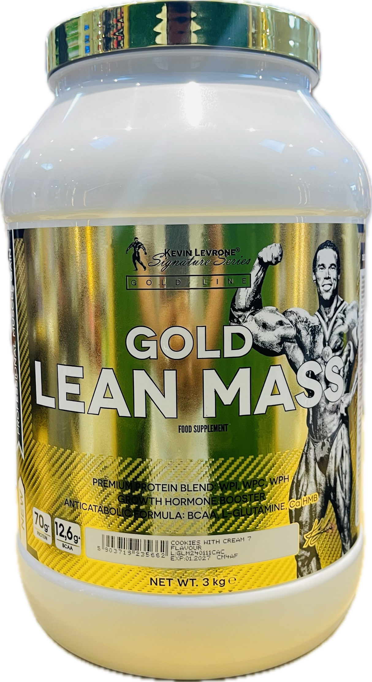 Kevin Levrone - GOLD Lean Mass, 3 kg