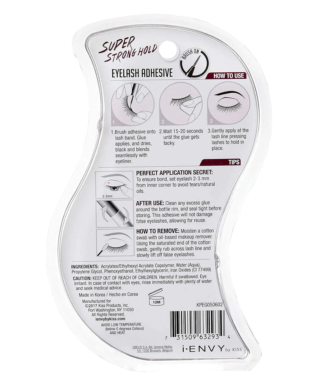 Kiss I, Envy Eyelash Adhesive Super Strong Hold