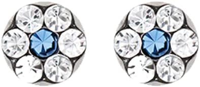 Daisy Apr Crystal September Sapphire Allergy Free Stainless Steel Ear Stud | Ideal for every day wear