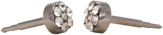 Daisy Apr Crystal Allergy Free Stainless Steel Ear Stud | Ideal for every day wear
