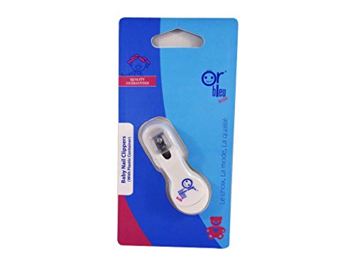 Or Bleu Baby nail Clippers with plastic container CT-531