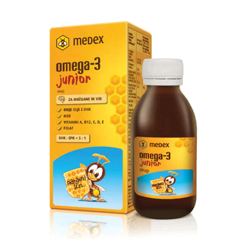 Medex Omega 3 Junior Honey Syrup 140ml