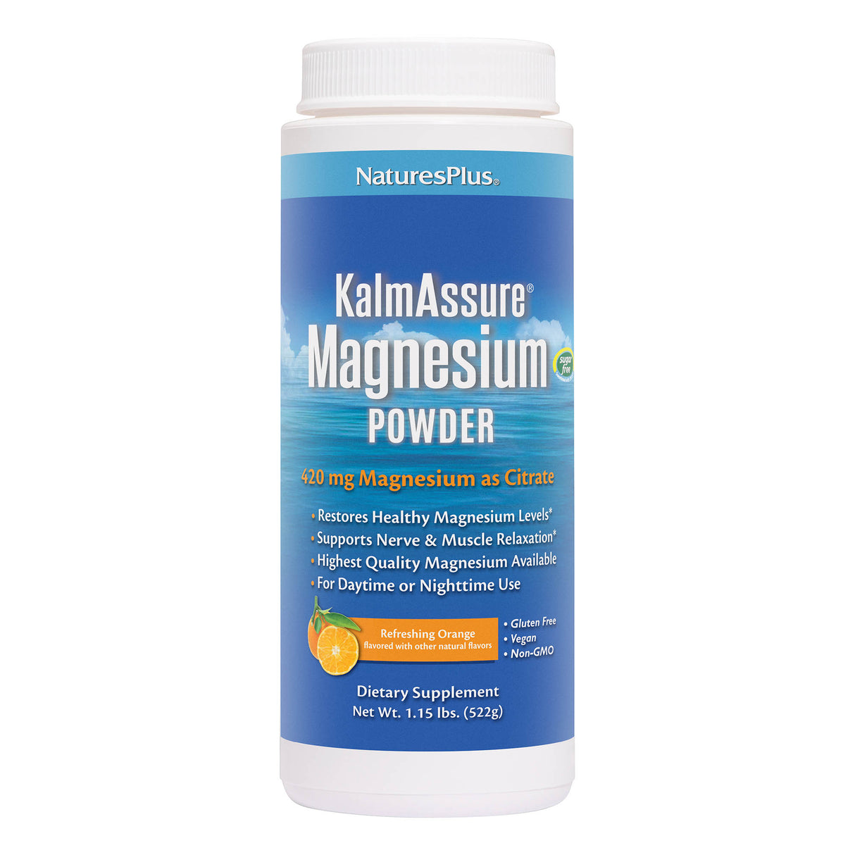 Natures Plus Kalm Assure Magnesium Powder 1.15 lb - (527g)
