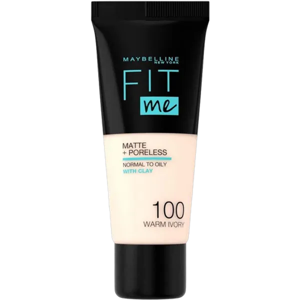 Maybelline New York Fit Me Matte and Poreless Foundation 100