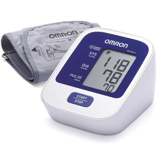 اومرون M2 جهاز قياس ضغط الدم الأوتوماتيكي من أعلى الذراع