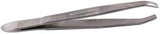 Or Bleu Square Tip Tweezers (Non-Slip Grip) - CT408