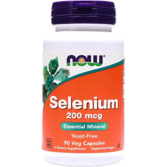 Now Selenium Essential Mineral Vegetarian Capsules 90's
