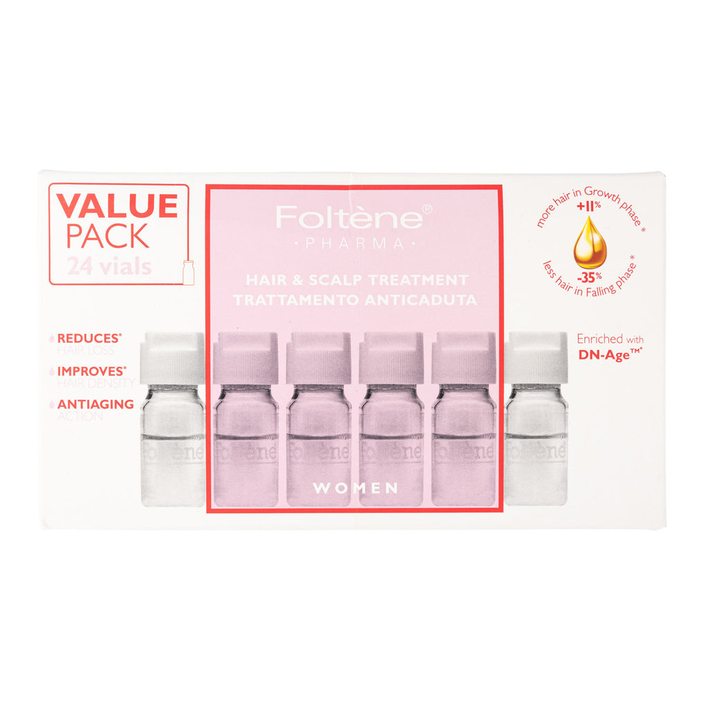 FOLTENE Women Hair and Scalp Treatment Value PACK-24 VIALS - GLOBAL