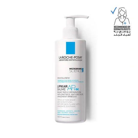 La Roche-Posay Lipikar Baume Ap+M Moisturizer For Atopic Eczema & Allergy-Prone Skin 400ML La Roche-Posay