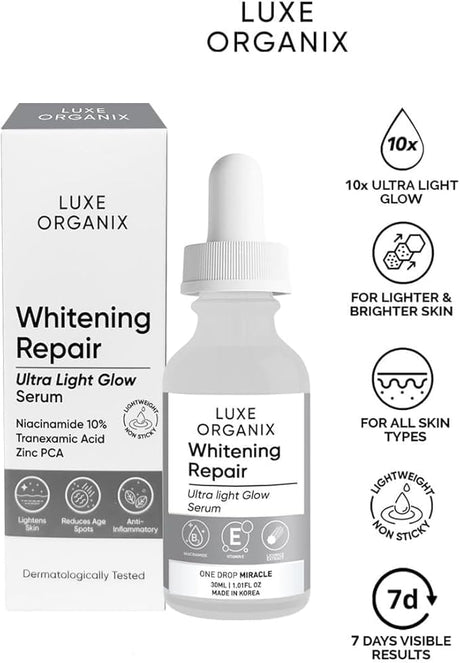 Luxe Organix Whitening Repair Niacinamide 10% Serum