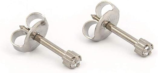 Studex 2MM Cubic Zirconia Allergy free Stainless Steel Ear Studs | Ideal for every day wear