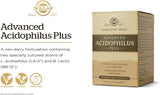 Solgar Advanced Acidophilus Plus 60 Vegetable Capsules