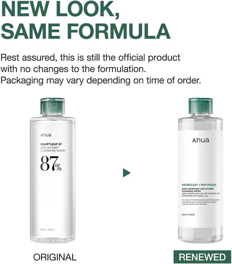 Anua Heartleaf & Panthenol Low pH Deep Cleansing Water 500g