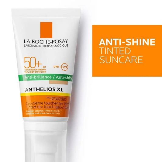 La Roche Posay Anthelios XL Tinted Sunscreen Dry Touch Gel Cream Anti Shine SPF50+ 50Ml