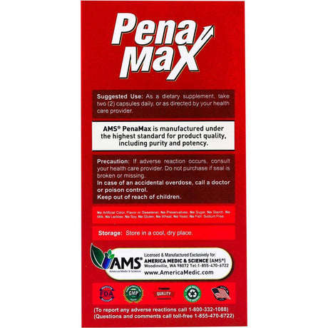 AMS PenaMax Capsules 60's