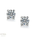 Studex 5mm Tiffany CZ Ear Stud in White Gold Studex