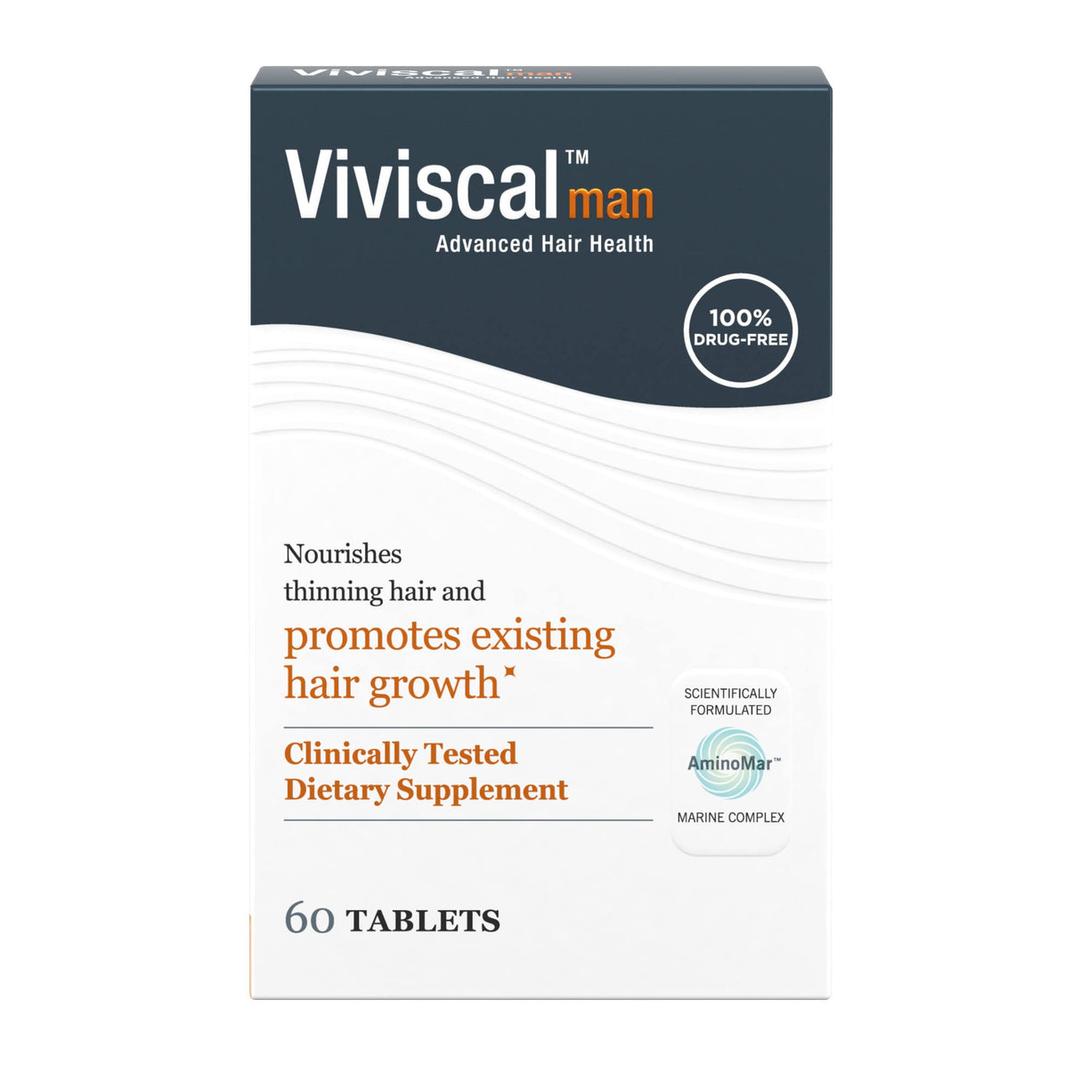 Viviscal Man Hair Health Supplements, 60 Tablets.