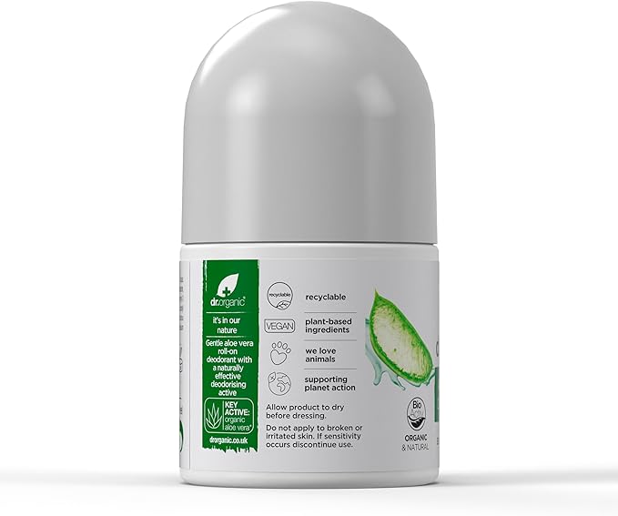 Dr.Organic Aloe Vera Deodorant Roll-On, 50 Ml