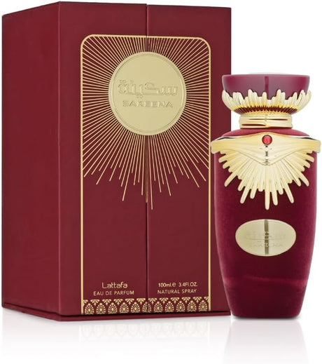 Lattafa Sakeena Eau De Parfum Spray 3.4 Ounce (Unisex) - 100ml