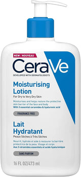 Cerave Moisturising Lotion For Dry To Very Dry Skin 473 Ml With Hyaluronic Acid And 3 Essential Ceramides