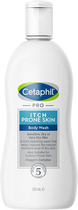 Cetaphil PRO Body Wash,For Itch Prone & Eczema Prone Skin, With Niacinamide & Shea Butter - 295ml