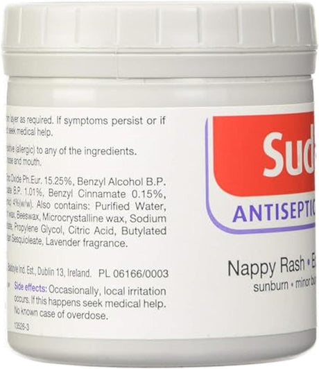 Sudocrem Antiseptic Healing Cream For Nappy Rash, Eczema, Burns - 250g