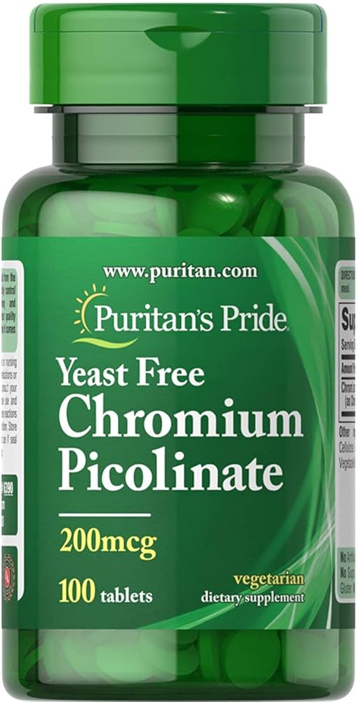 Puritan's Pride Chromium Picolinate 200 mcg 100's